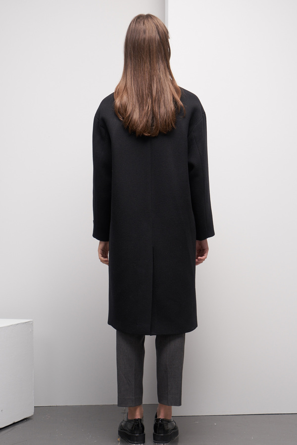 LOOKAST Oversized Single Breasted Coat- Black LOOKAST Oversized Single Breasted Coat- Black