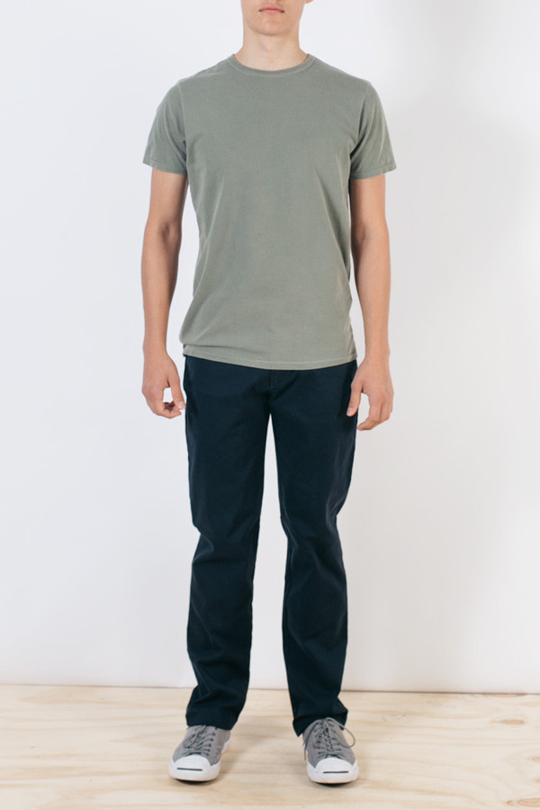 Men's Bridge & Burn Slim Crew Olive Men's Bridge & Burn Slim Crew Olive