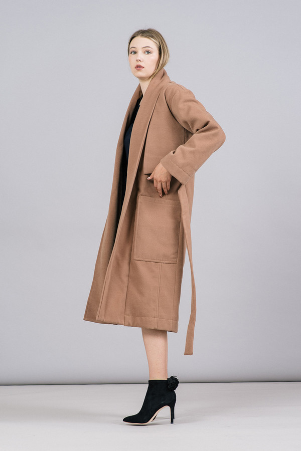 House of Sunny Celina Wrap Coat House of Sunny Celina Wrap Coat