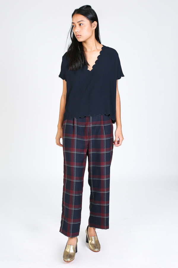 M.i.h Jeans Baez top in navy M.i.h Jeans Baez top in navy