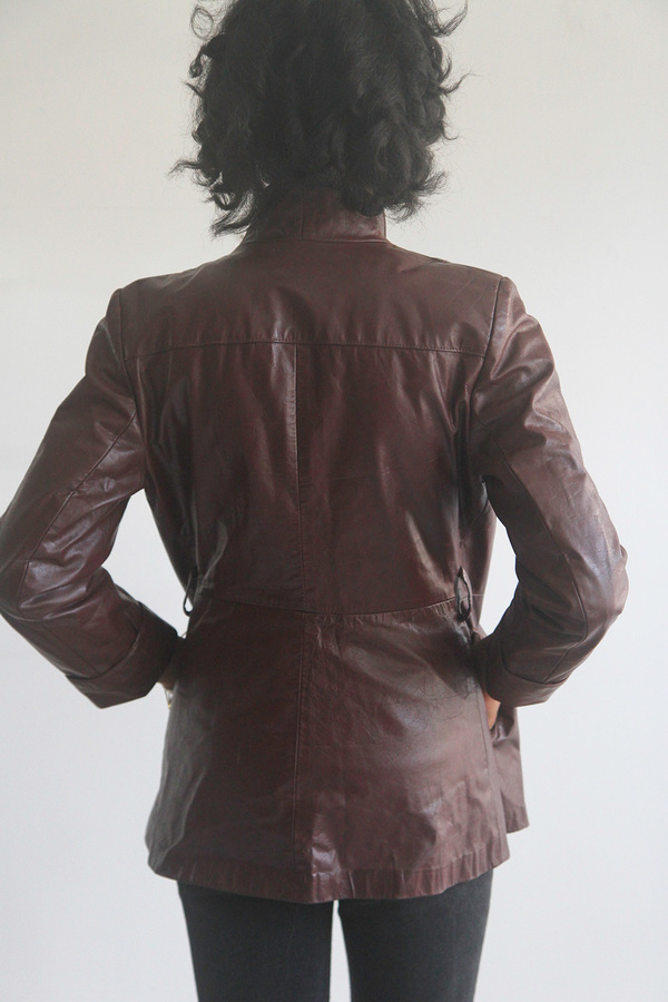 The Shudio Vintage Oxblood Leather Jacket The Shudio Vintage Oxblood Leather Jacket