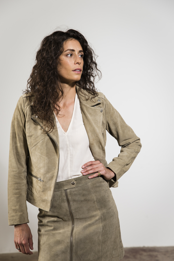 Just Female SUEDE MOTO JACKET Just Female SUEDE MOTO JACKET