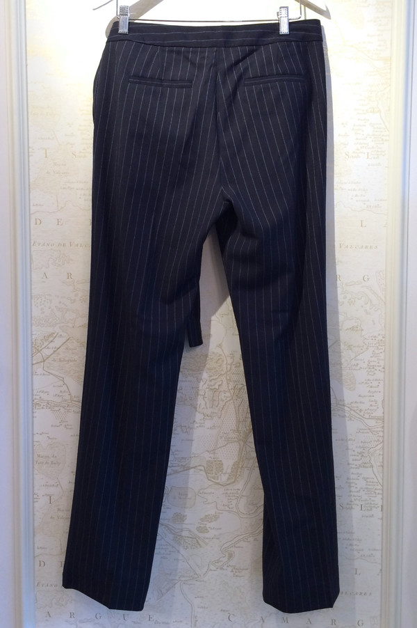 Tibi 'Delmont' Pinstripe Tie Pant Tibi 'Delmont' Pinstripe Tie Pant