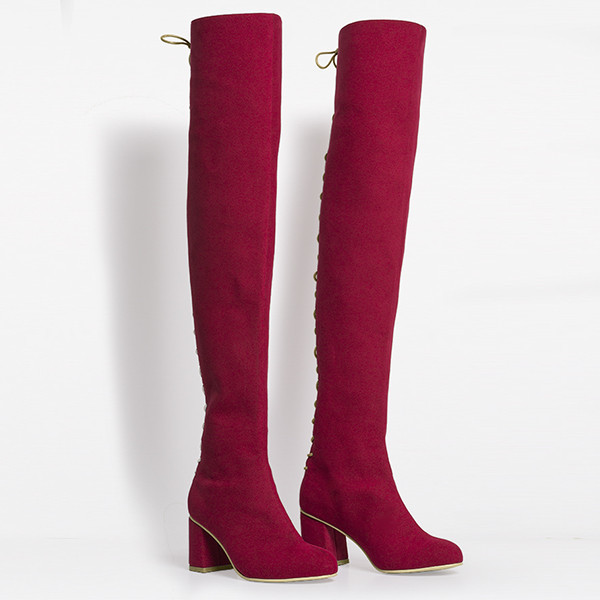 Rafa Stick Boot – Ruby Rafa Stick Boot – Ruby