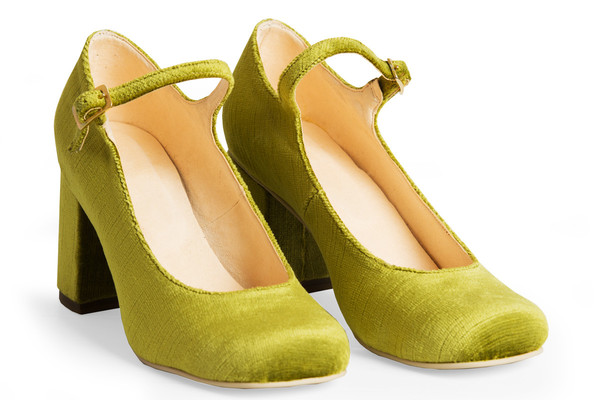 Rafa The Skipper Heel – Vert Velvet Rafa The Skipper Heel – Vert Velvet