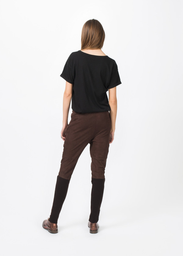 Kristensen du Nord Tapered Leather Trouser Kristensen du Nord Tapered Leather Trouser