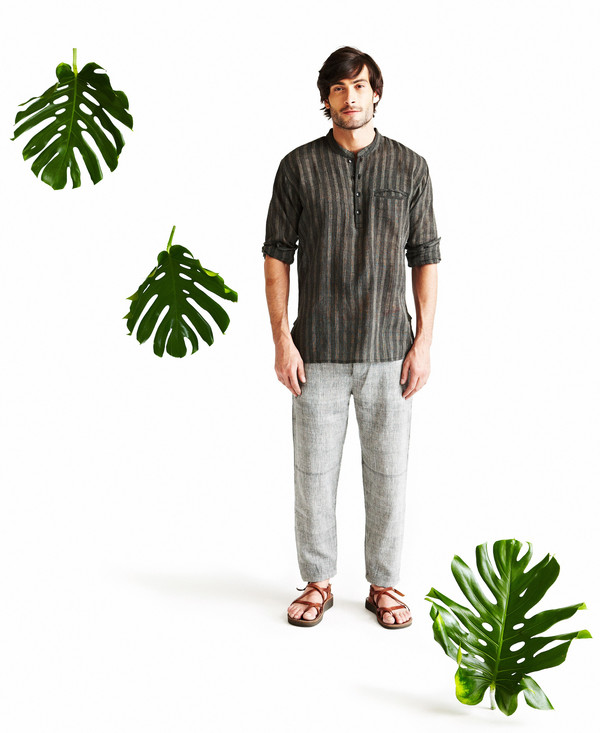 Men's Seek Collective Neruda Shirt, route weave Men's Seek Collective Neruda Shirt, route weave