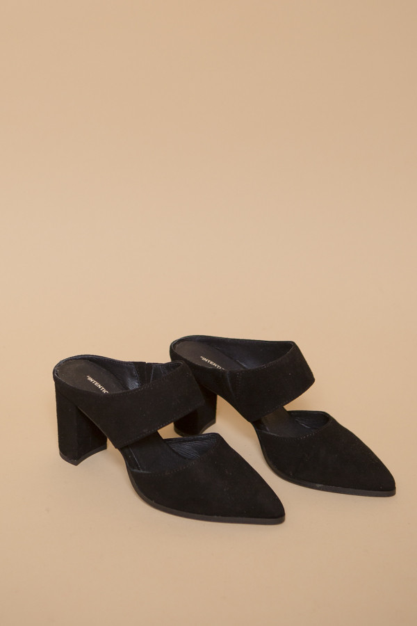 Intentionally Blank Missy Heel in Black Suede Intentionally Blank Missy Heel in Black Suede