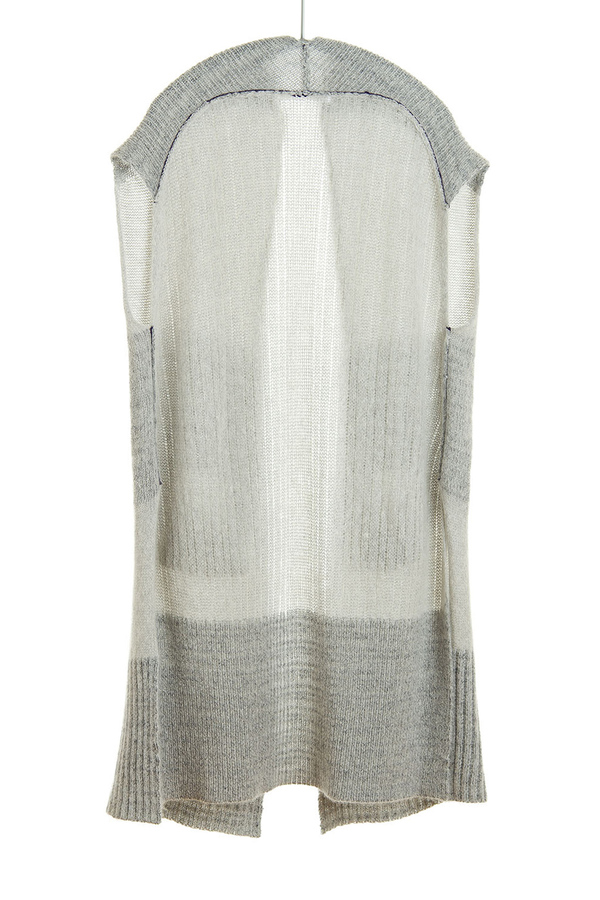 Paychi Guh Cashmere Open Poncho Mist Paychi Guh Cashmere Open Poncho Mist