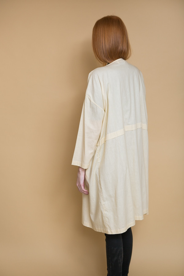 Revisited Matters Raincoat Dress - Cream Revisited Matters Raincoat Dress - Cream