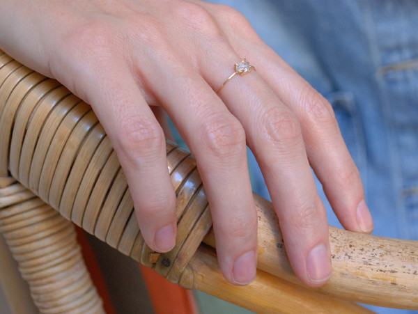 Kristen Elspeth Herkimer Diamond Ring Kristen Elspeth Herkimer Diamond Ring