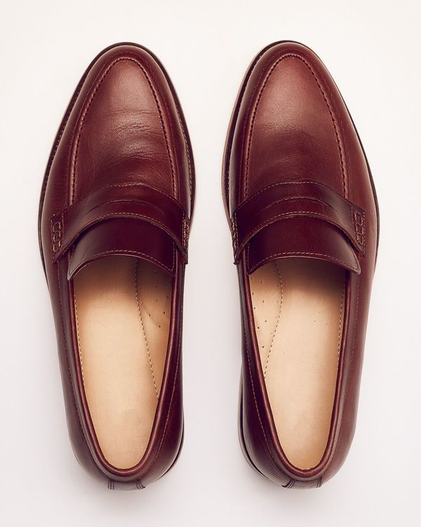 Men's Nisolo Chamberlain Penny Brandy 5 for 5 Men's Nisolo Chamberlain Penny Brandy 5 for 5