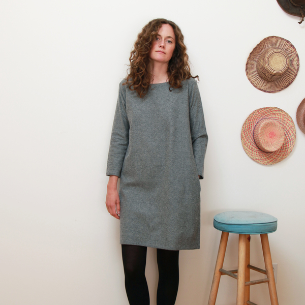 Me & Arrow Fuzzy Dress - Fuzzy Heather Grey Me & Arrow Fuzzy Dress - Fuzzy Heather Grey