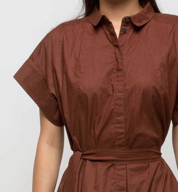 Kowtow Journey Dress Brick Kowtow Journey Dress Brick
