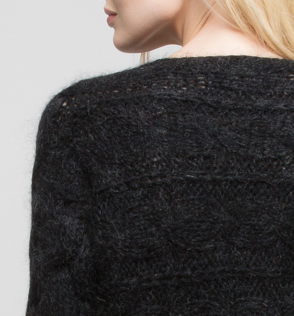 Ryan Roche V-Neck Sweater Black Ryan Roche V-Neck Sweater Black