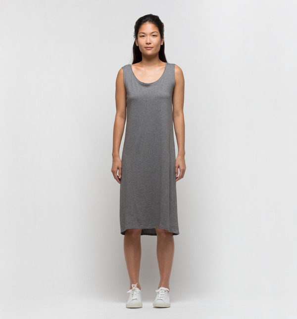 Kowtow Building Block Singlet Dress Gray Marle Kowtow Building Block Singlet Dress Gray Marle
