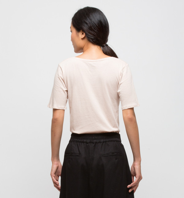 Kowtow Building Block V Tee Blush Kowtow Building Block V Tee Blush