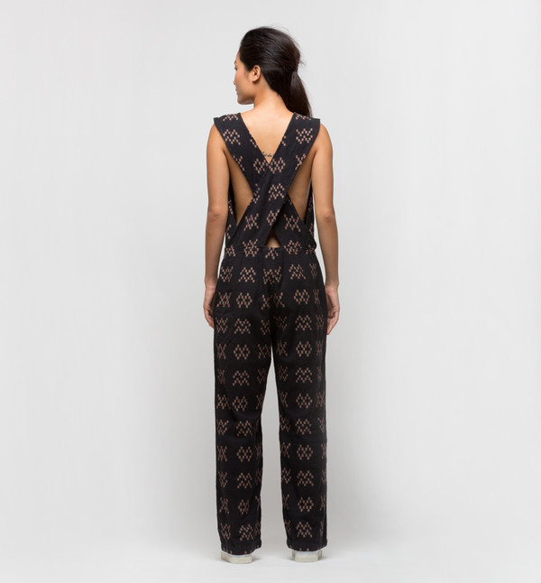 Ace & Jig Hotcross Romper Black Sampler Ace & Jig Hotcross Romper Black Sampler