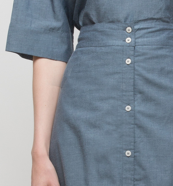 Kowtow Project Skirt Chambray Kowtow Project Skirt Chambray