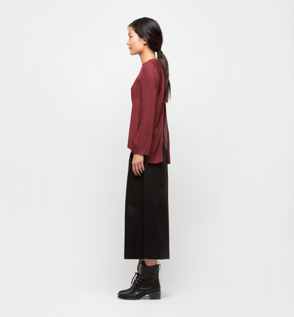 Ryan Roche Tie-Back Top Maroon Ryan Roche Tie-Back Top Maroon
