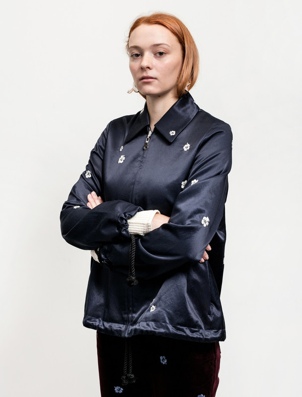 Trademark Reversible Souvenir Jacket Navy Trademark Reversible Souvenir Jacket Navy