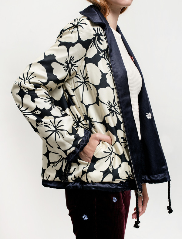 Trademark Reversible Souvenir Jacket Navy Trademark Reversible Souvenir Jacket Navy