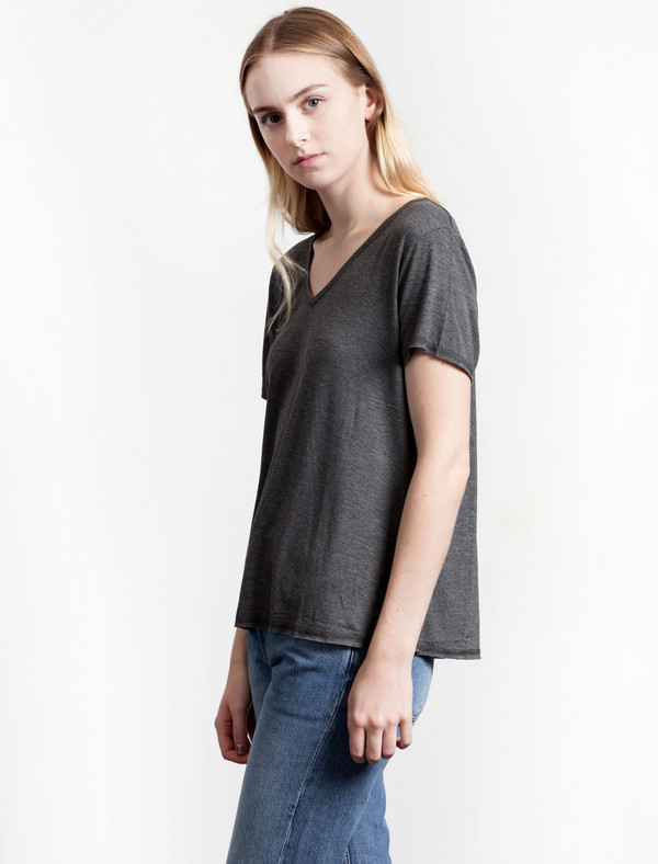 Organic by John Patrick V Tee Charcoal Organic by John Patrick V Tee Charcoal