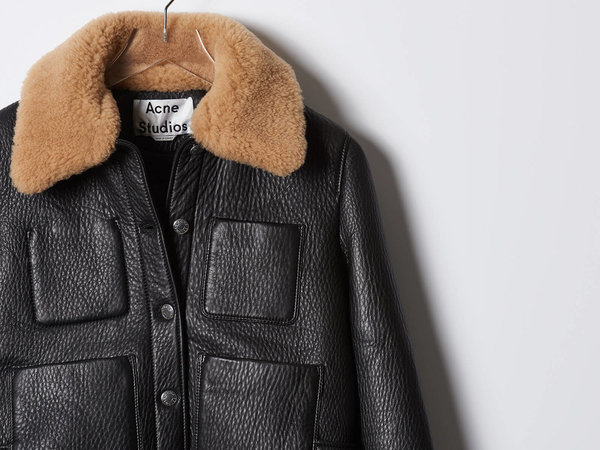 Acne Studios Acne Felipa Leather Jacket Acne Studios Acne Felipa Leather Jacket