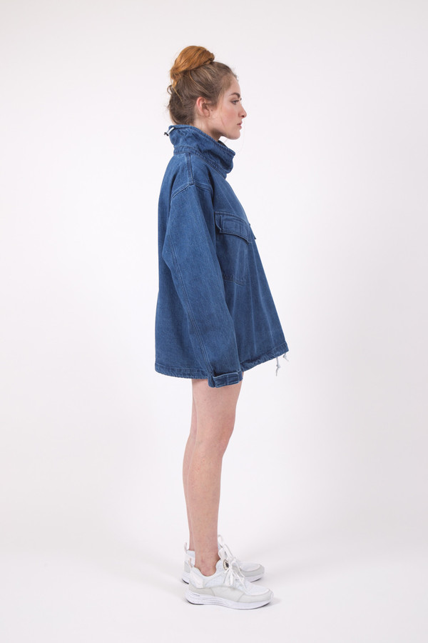 Cav Empt Wash Denim Pullover Jacket Cav Empt Wash Denim Pullover Jacket