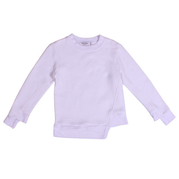 Kid's Mimobee Slash Sweat - White Kid's Mimobee Slash Sweat - White
