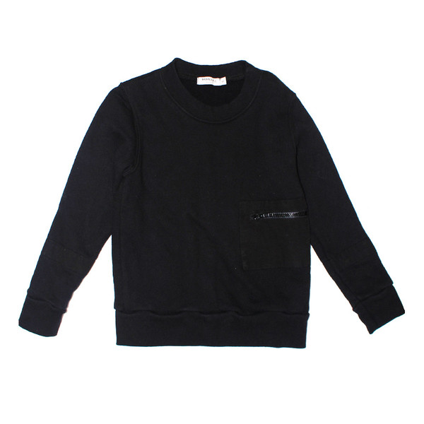 Kid's Mimobee Zippity Pkt Sweat - Black Kid's Mimobee Zippity Pkt Sweat - Black