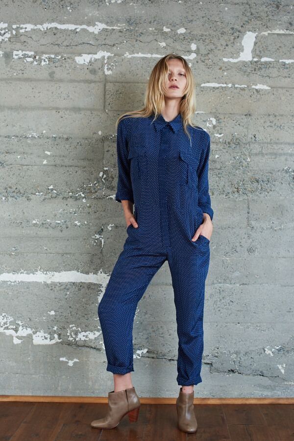 Maud Silk Utility Jumpsuit Maud Silk Utility Jumpsuit