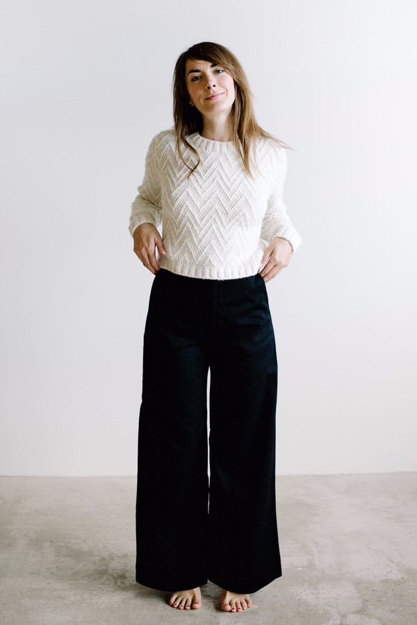 Esby Apparel Alex Wide Leg Pant - Black Esby Apparel Alex Wide Leg Pant - Black