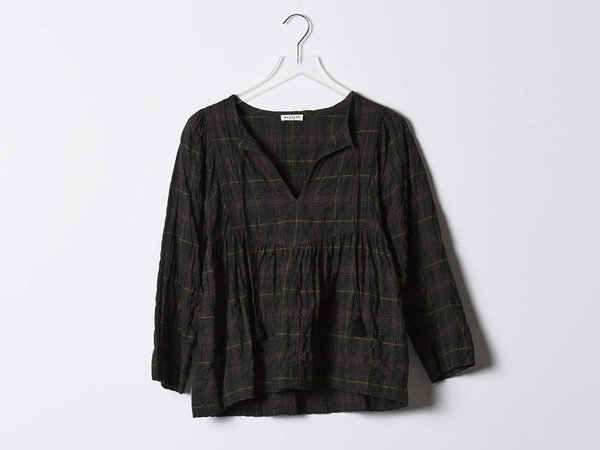 Masscob Vasile Plaid Top Masscob Vasile Plaid Top