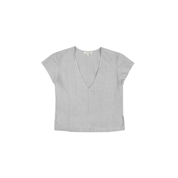 Ali Golden V-NECK TOP - GREY Ali Golden V-NECK TOP - GREY