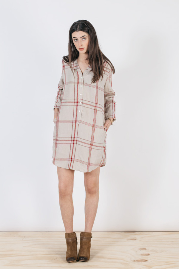 Bridge & Burn Ivy Natural Red Plaid Bridge & Burn Ivy Natural Red Plaid