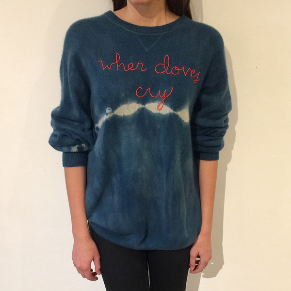 Lingua Franca NYC Cashmere Sweater - When Doves Cry Lingua Franca NYC Cashmere Sweater - When Doves Cry