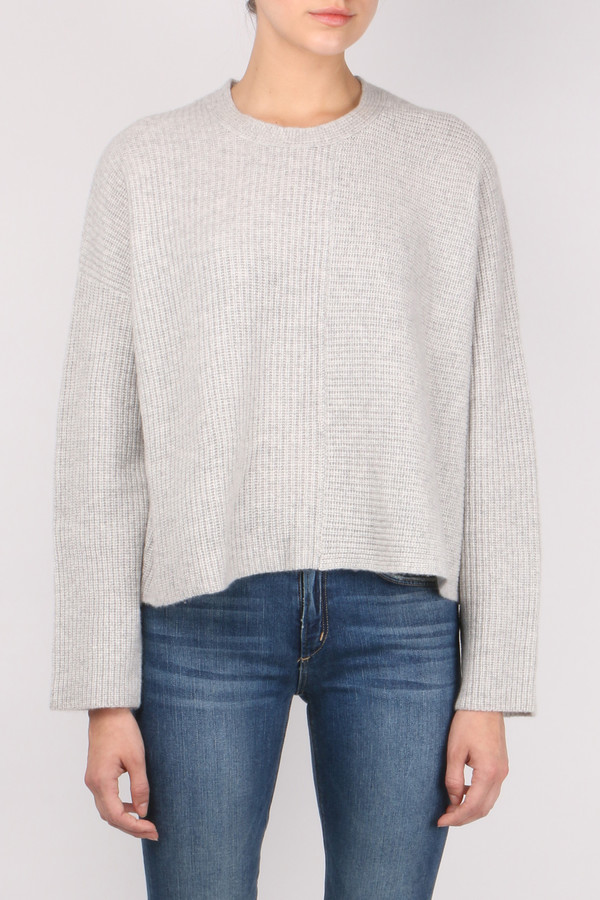 Allude Dual Ribbed Pullover Allude Dual Ribbed Pullover