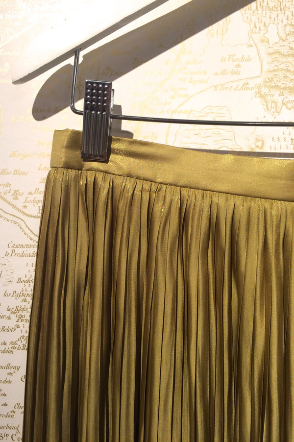 Tibi Long Pleated Flume Skirt Tibi Long Pleated Flume Skirt