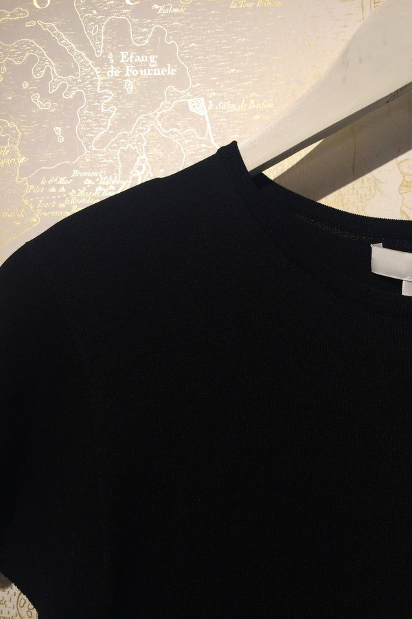 Tibi Seamless Mini Sweater Baby Tee Tibi Seamless Mini Sweater Baby Tee