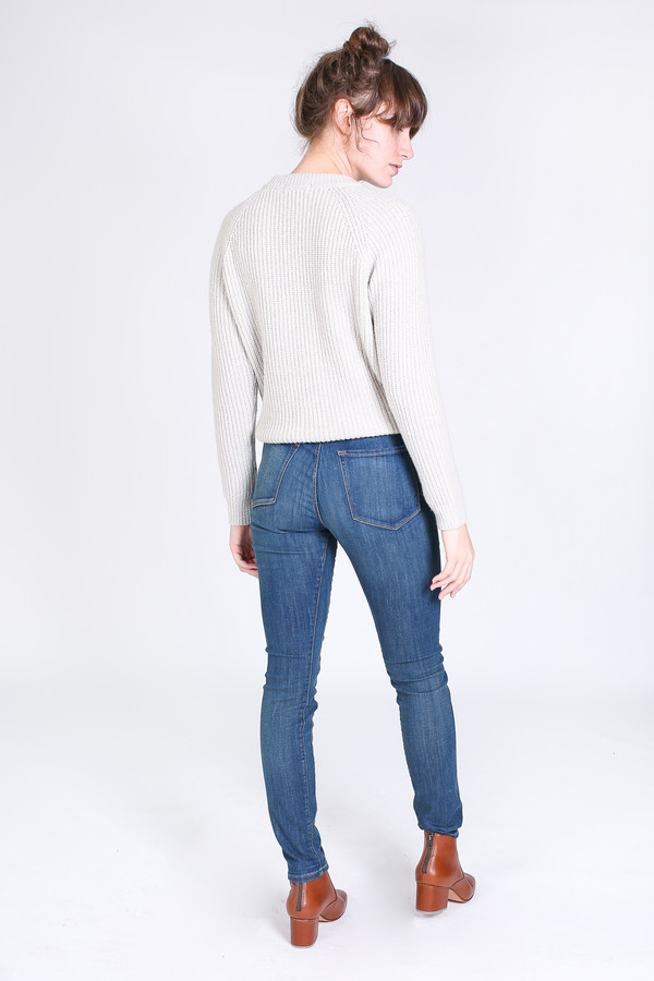 3x1 High rise channel seam skinny jean in kaito 3x1 High rise channel seam skinny jean in kaito