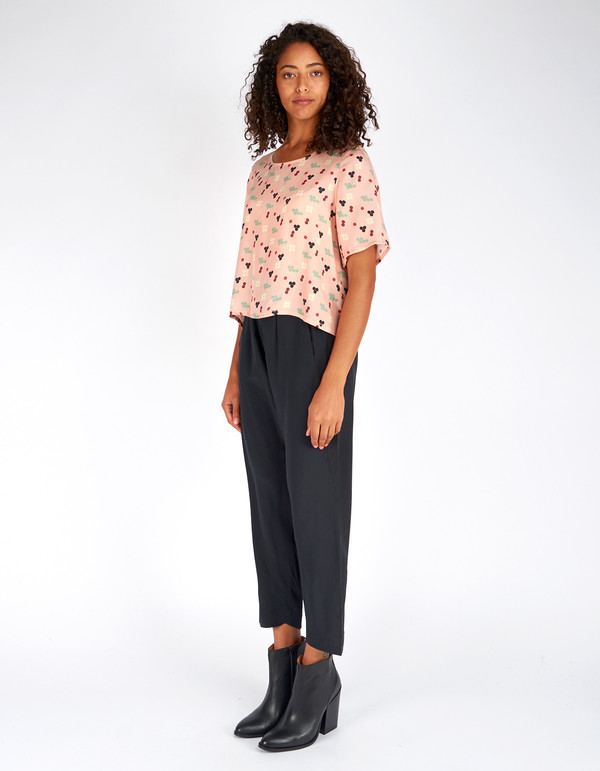 Dusen Dusen Yes Tee Pink Five Dot Dusen Dusen Yes Tee Pink Five Dot