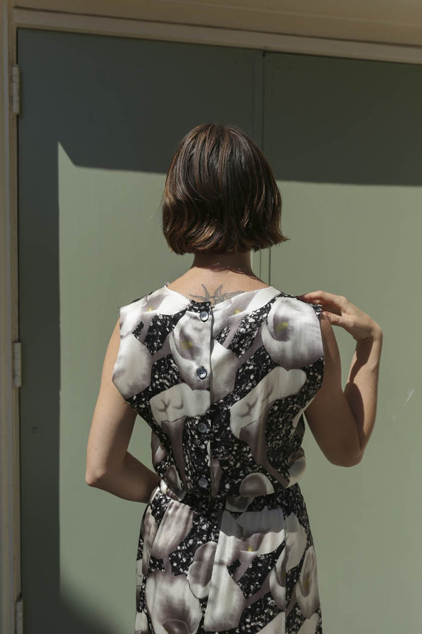 No.6 Colven Dress in Black/White Calla Charmeuse No.6 Colven Dress in Black/White Calla Charmeuse