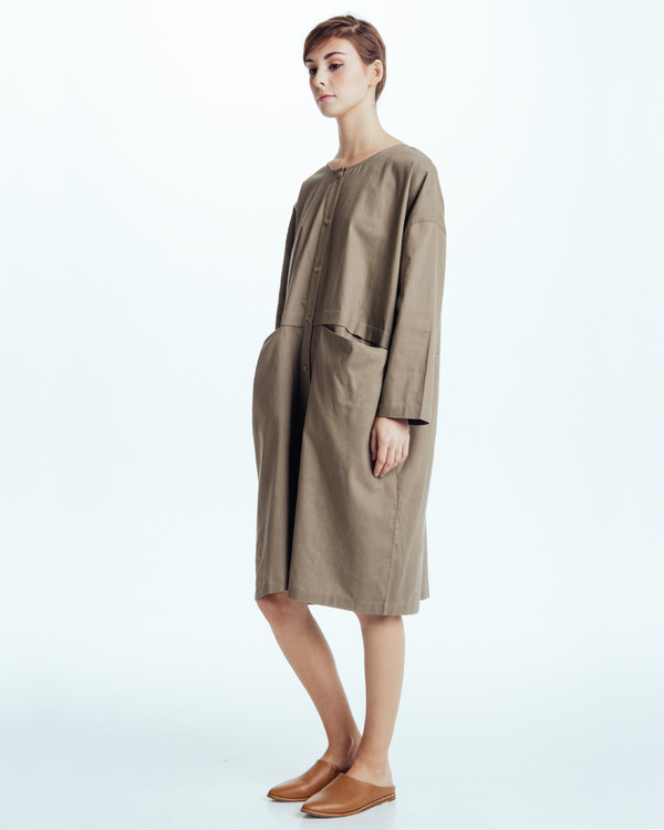 Revisited Matters Raincoat Dress in Forest Revisited Matters Raincoat Dress in Forest