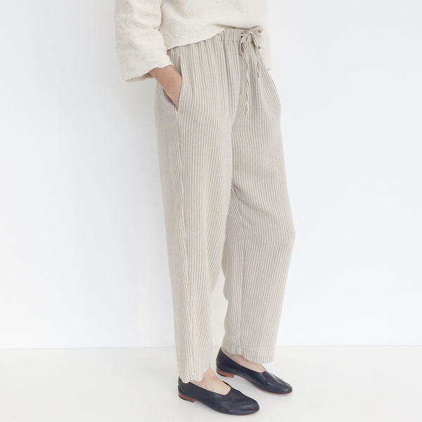 Johan Vintage Beige Stripe Knit Pant Johan Vintage Beige Stripe Knit Pant