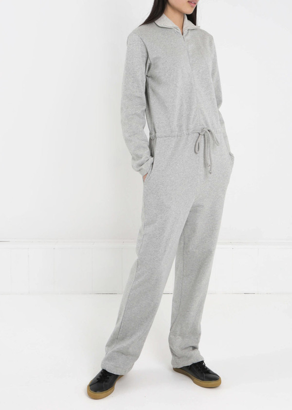 Baserange Grey Melange Doha Jumpsuit Baserange Grey Melange Doha Jumpsuit
