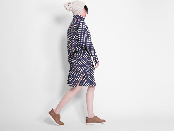 ffiXXed Collar Dress - Blue/White Check ffiXXed Collar Dress - Blue/White Check