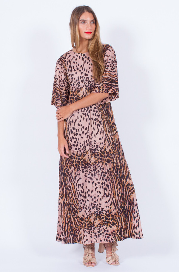 LEOPARD MAXI DRESS (MEDIUM) LEOPARD MAXI DRESS (MEDIUM)