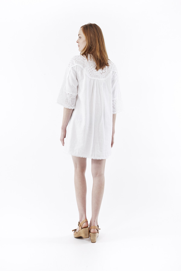 M.i.h. Jeans Amo Dress in White M.i.h. Jeans Amo Dress in White