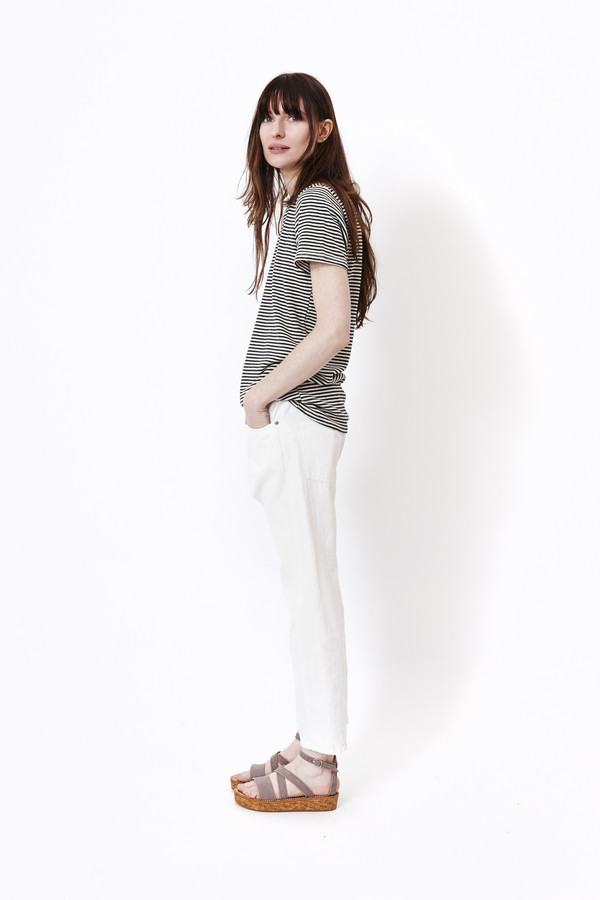 Jungmaven Black & White Stripe Tee Jungmaven Black & White Stripe Tee